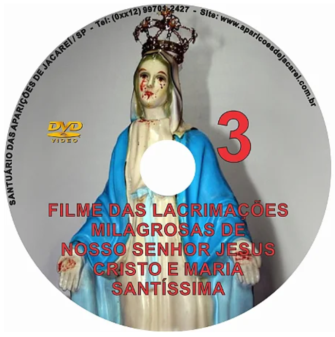 DVD Lágrimas de Jesus e Maria 3 DVD Lágrimas de Jesus e Maria 3